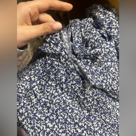 Derek Lam 10 Crosby Blue Printed Dress size 10 - Picture 4 of 7